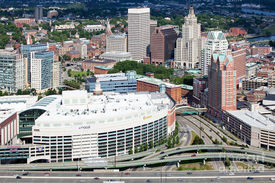 Downtown Providence Rhode Island Photograph by Bill Cobb