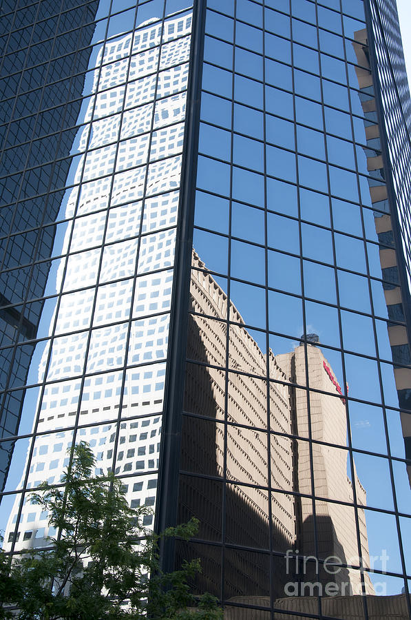 Downtown Reflections Photograph
