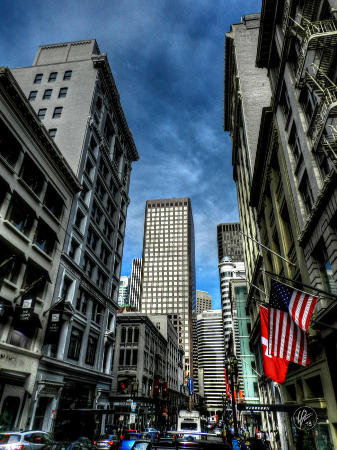 San Francisco Photograph - Downtown San Francisco 001 by Lance Vaughn