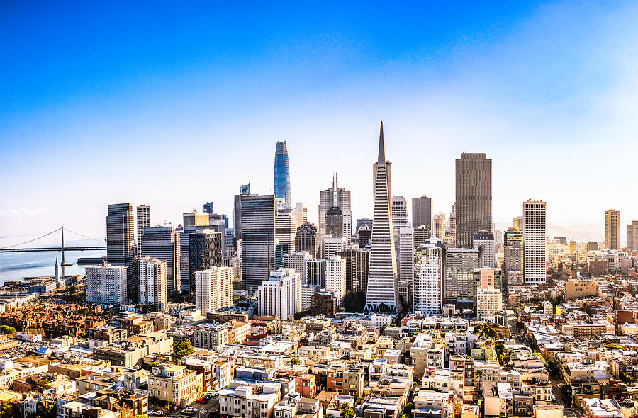 Downtown San Francisco Photograph by Georgeclerk