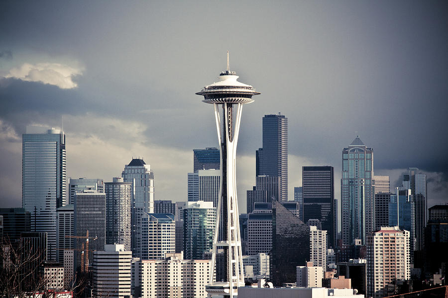 Downtown Seattle Photograph by Christopher Kimmel
