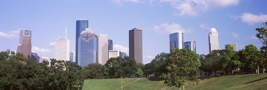 Downtown Skylines, Houston, Texas, Usa Photograph by Panoramic Images