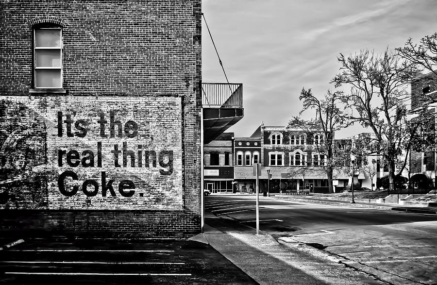 Downtown Smalltown in BW Photograph by Greg Jackson