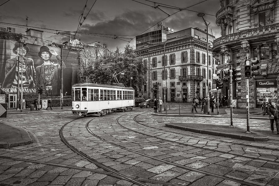 Downtown tram Photograph by Roberto Pagani