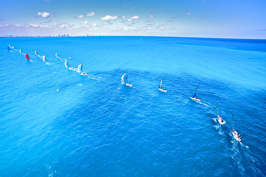 Downwind for Miami Photograph by Steven Lapkin