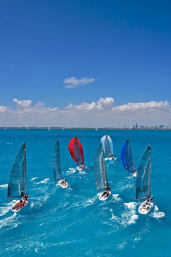 Downwind Miami Photograph by Steven Lapkin