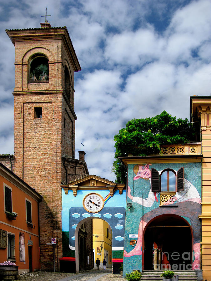 Dozza.Italy.City of Art Photograph by Jennie Breeze