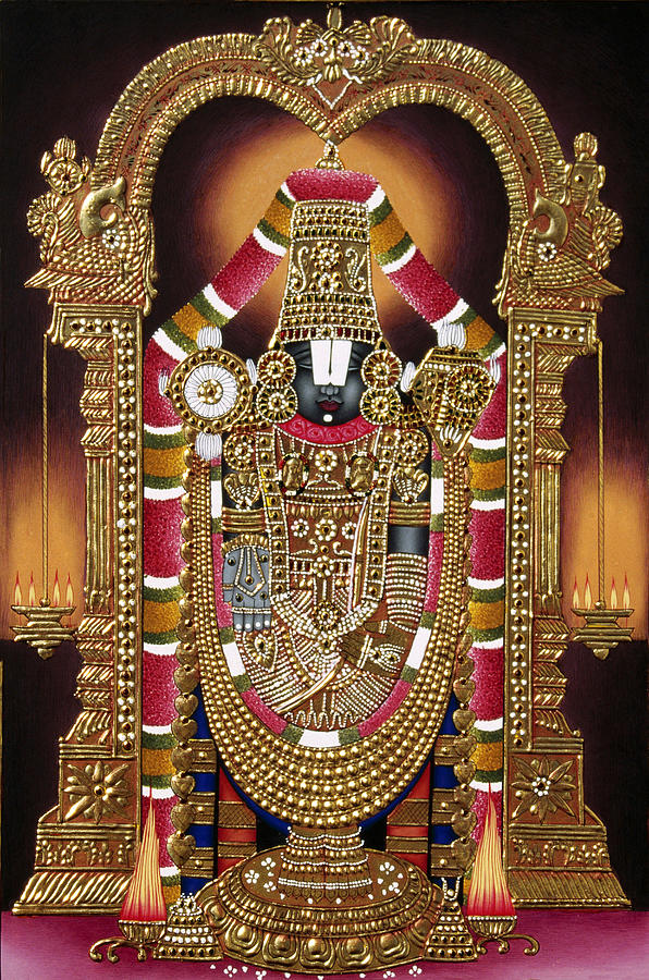 Lord Balaji Painting by Dinodia