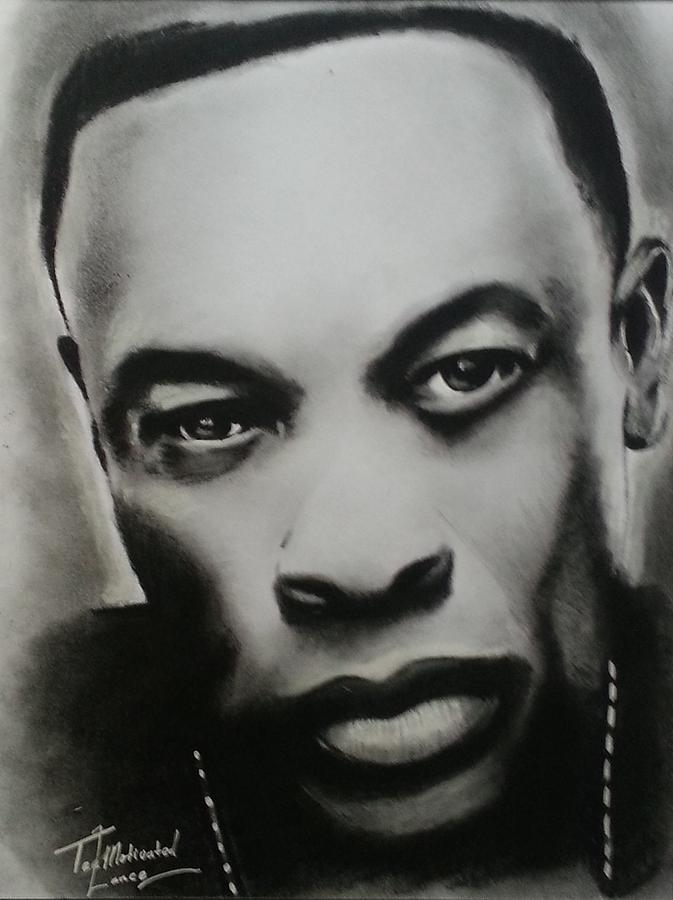Dr. Dre Drawing by Lance Freeman Fine Art America