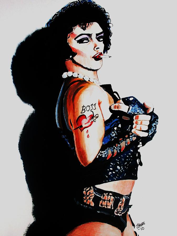 Dr Frank N Furter Painting by Jeremy Moore