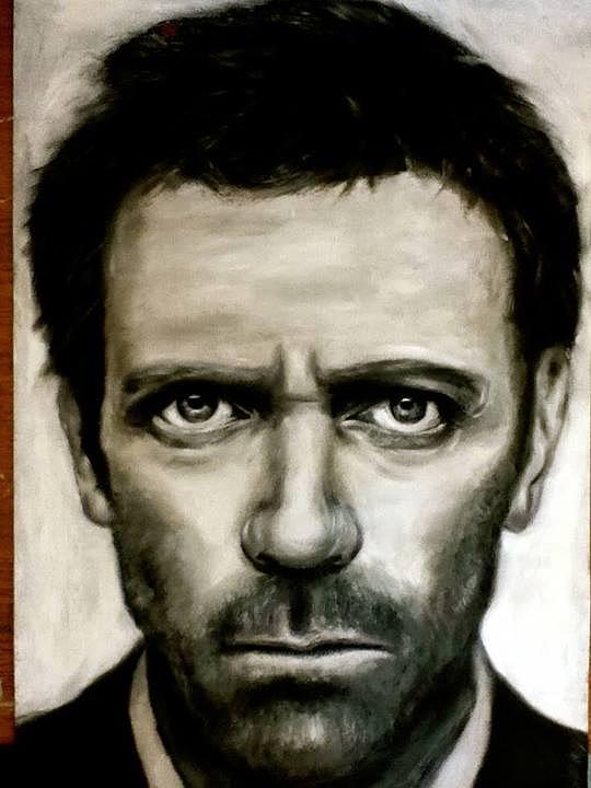 Dr. House Painting by Stefan Fletcher - Fine Art America