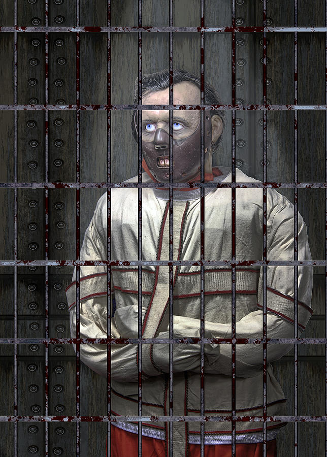 Dr. Lecter Restrained Digital Art by Daniel Hagerman