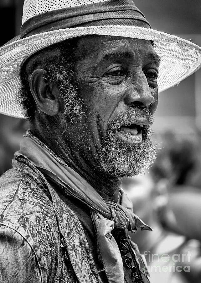 Black And White Photograph - Dr Luv NOLA by Kathleen K Parker