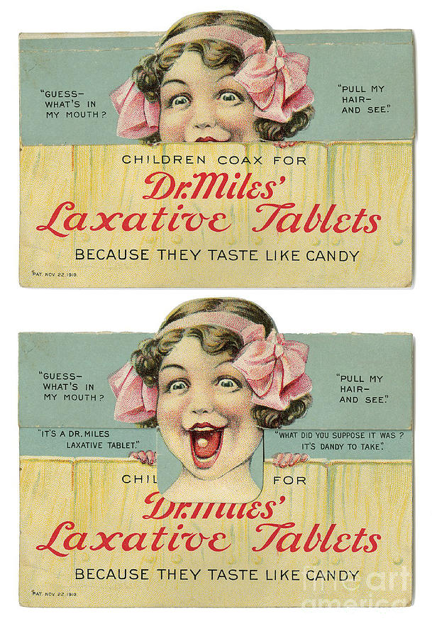 Dr Miles Laxative Tablets Photograph by Science Source
