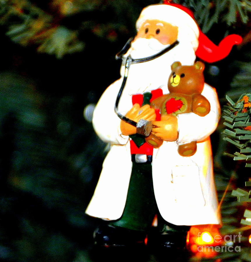 Holiday Photograph - Dr. Santa by Sue Rosen