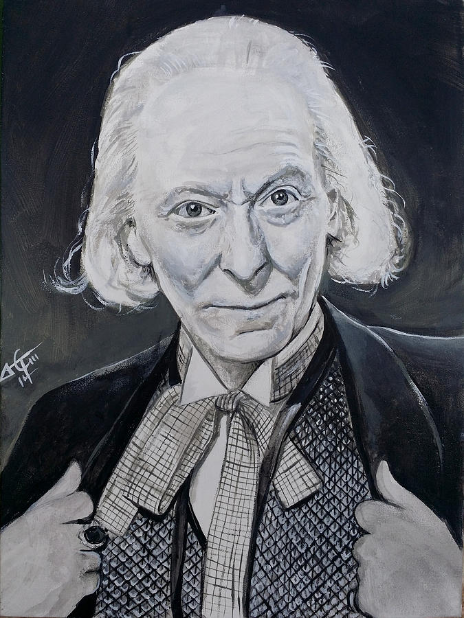 Dr Who #1 - William Hartnel  Painting by Tom Carlton