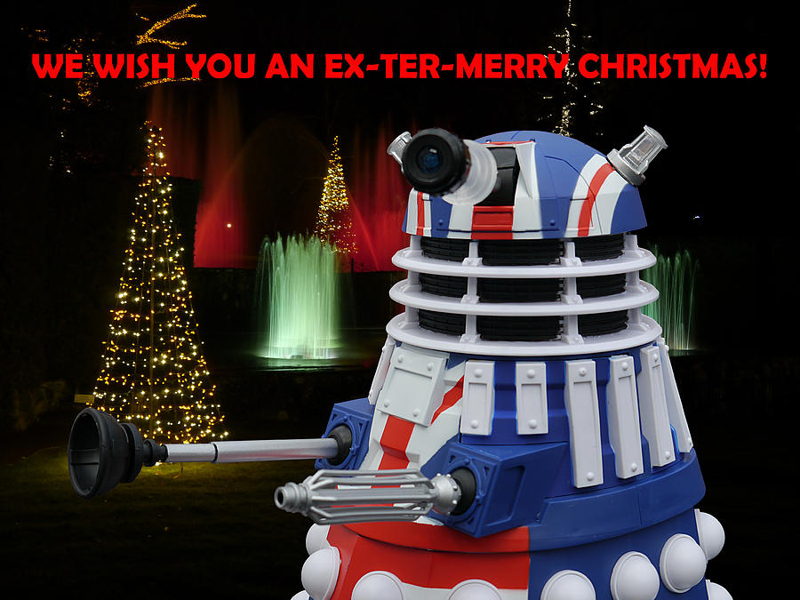 Dr Who - Dalek Christmas Photograph by Richard Reeve