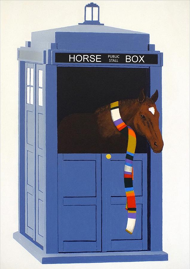 Horse Painting - Dr. Whorse by Guy Pettingell