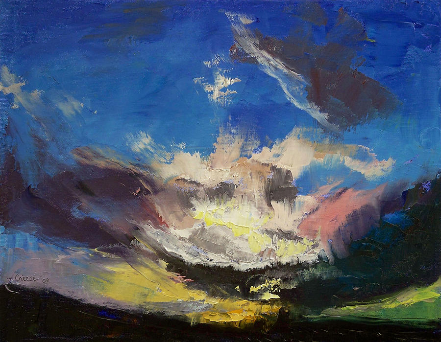 Dragon Cloud Painting by Michael Creese
