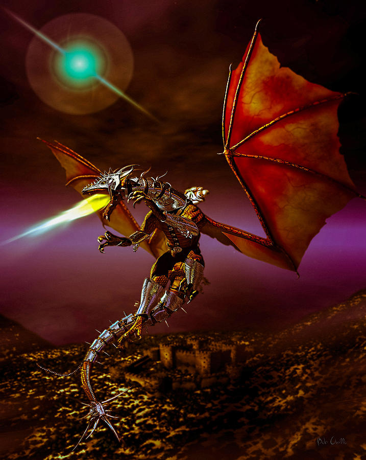 Dragon Rider Digital Art by Bob Orsillo