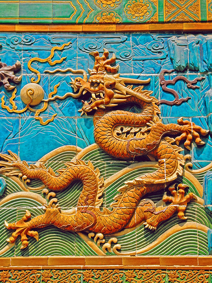 Dragon screen Photograph by Dennis Cox