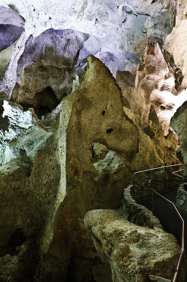 Dragon Shape in Carlsbdad Cavern Digital Art by Georgianne Giese
