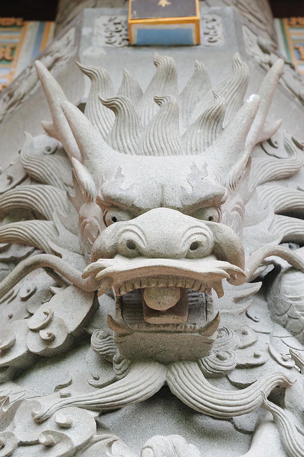 Dragon statue Photograph by Songquan Deng