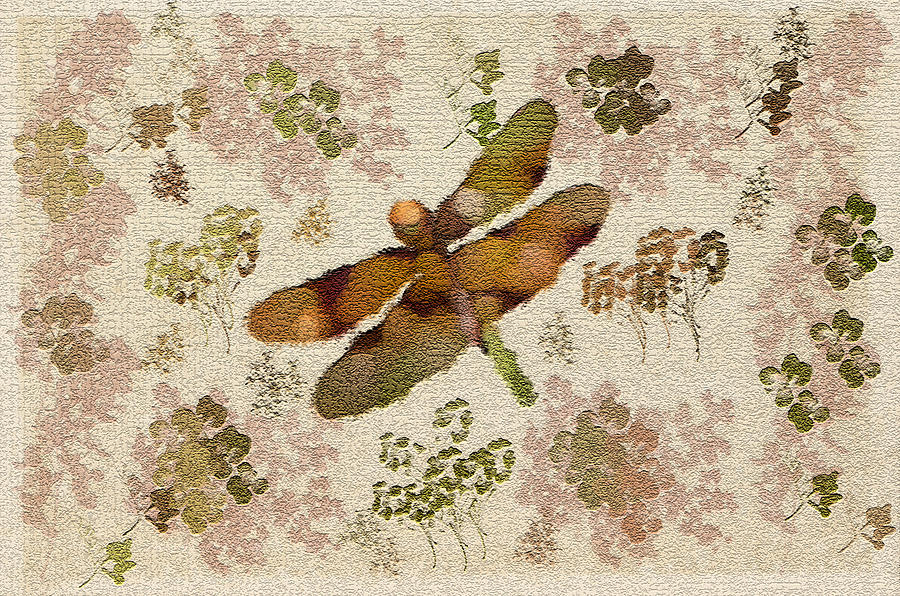 Dragonfly Away Digital Art by Melinda Dreyer