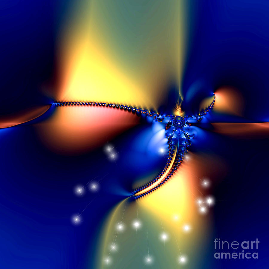 Dragonfly Coming Out of the Flames Digital Art by Renee Trenholm