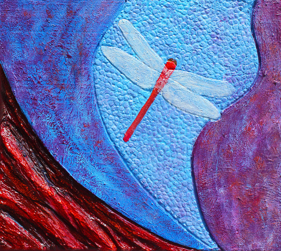 Dragonfly Mixed Media - Dragonfly Dance #3 by Karen Cade