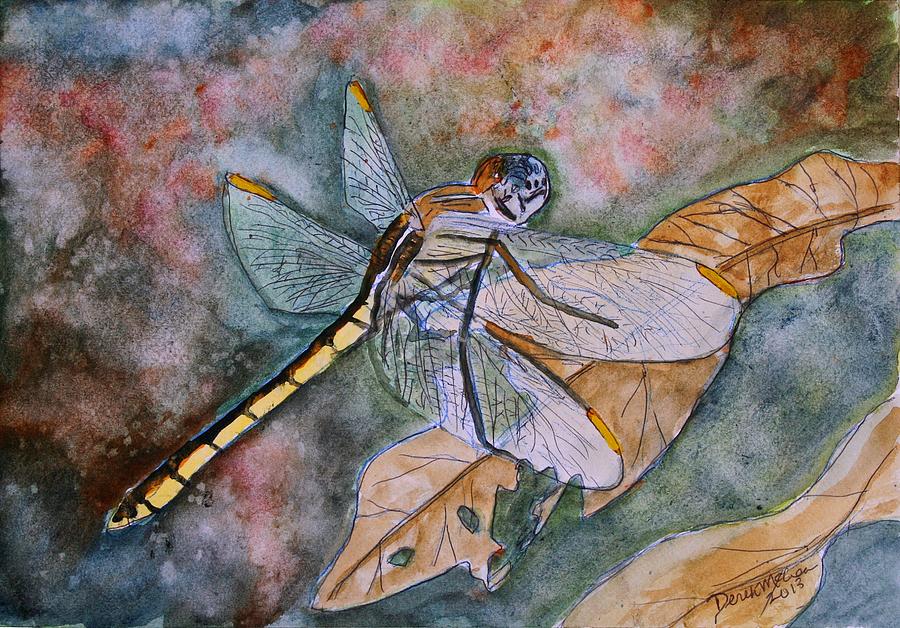 Animal Painting - Dragonfly by Derek Mccrea