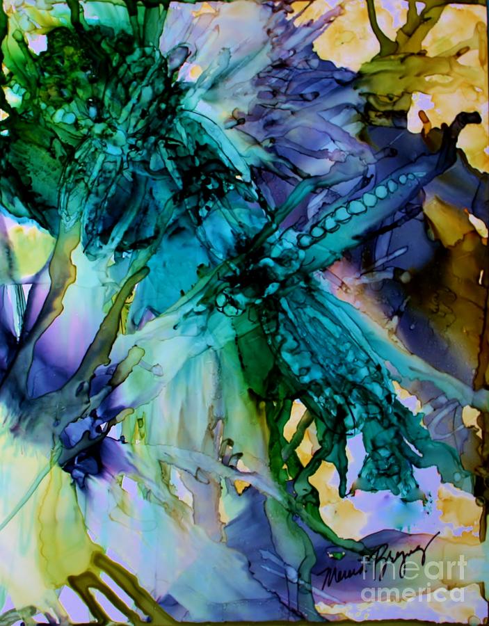Dragonfly Dreamin Painting by Marcia Breznay