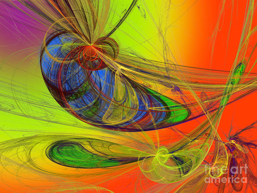 Dragonfly Fancy Digital Art by Andee Design