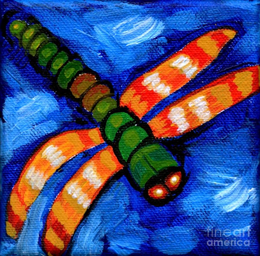 Dragonfly Painting by Genevieve Esson