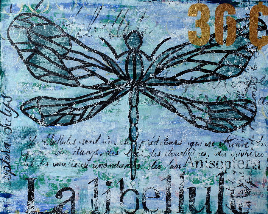 Dragonfly Painting by Kayla Mallen | Fine Art America