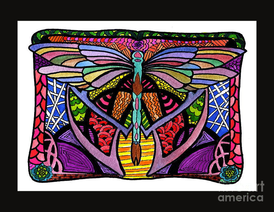 Dragonfly Painting - Dragonfly by Lamarr Kramer