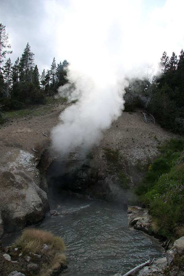 Dragons Mouth Hot Spring Photograph by Christiane Schulze Art And Photography