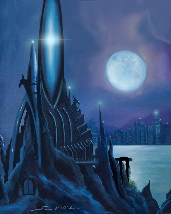 DragonTown Painting by James Hill