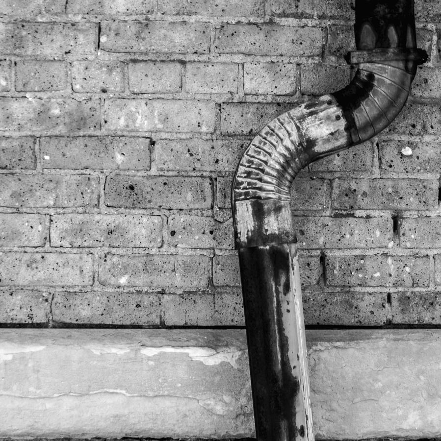 Drain Pipe I Photograph by Roger Passman