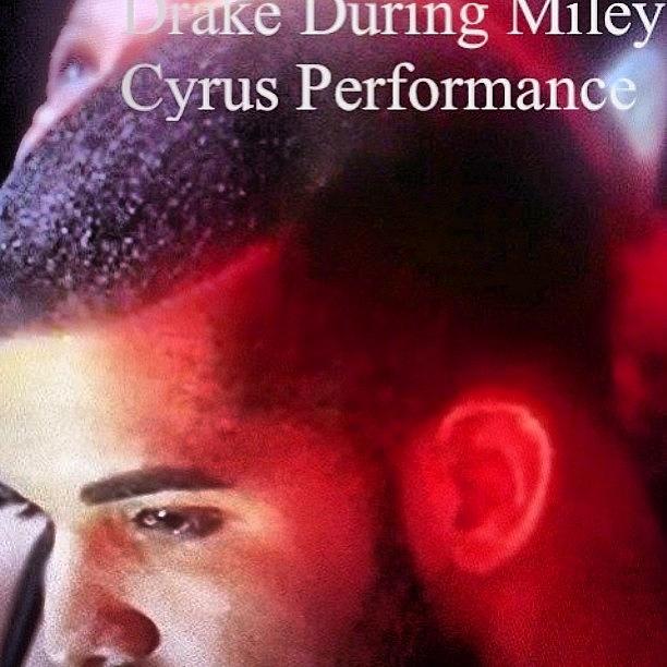 Mileycyrus Photograph - drake During #mileycyrus Performance by Quinn  Moore