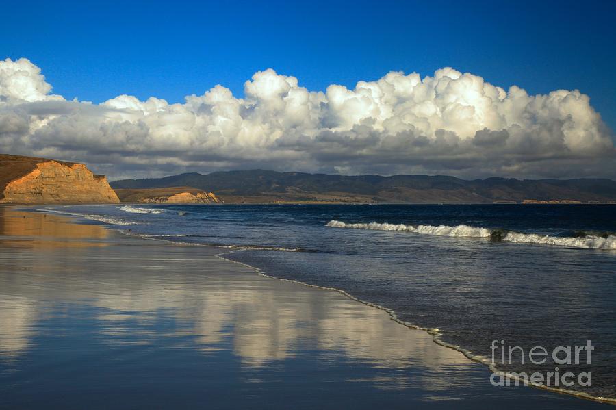 Drakes Beach Reflections Photograph by Adam Jewell