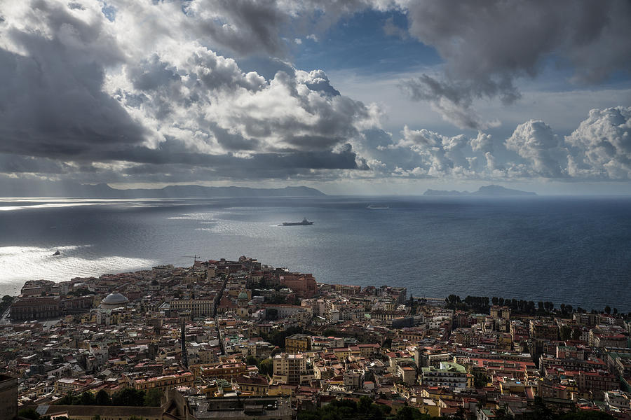 Drama in the Sky of Naples Photograph by Georgia Mizuleva