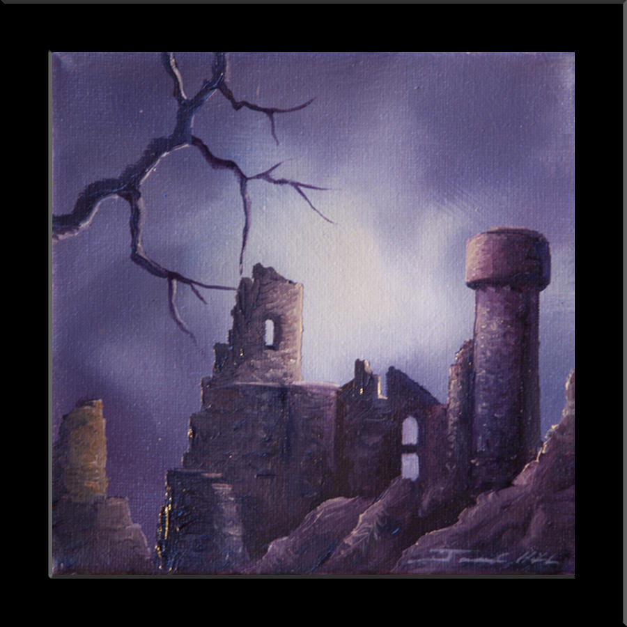 Dramar Castle Painting by James Hill