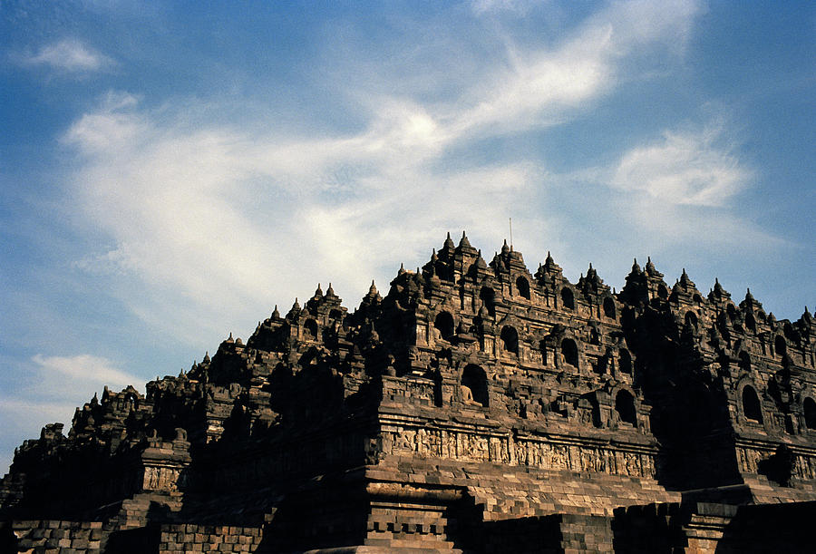 Dramatic Ancient Borobudur  Photograph by Shaun Higson