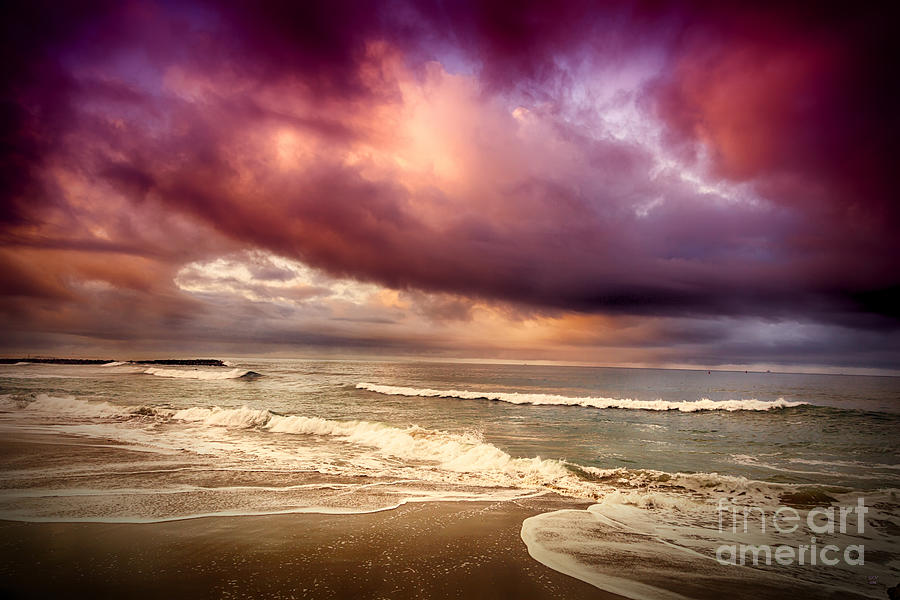 Dramatic Beach Photograph by David Millenheft