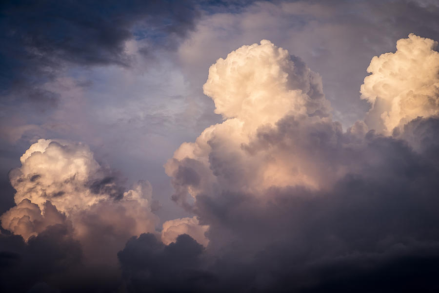 Dramatic Clouds Before Storm Photograph