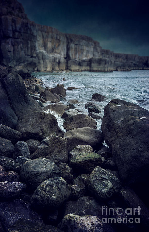 Dramatic Coastline Photograph by David Lichtneker
