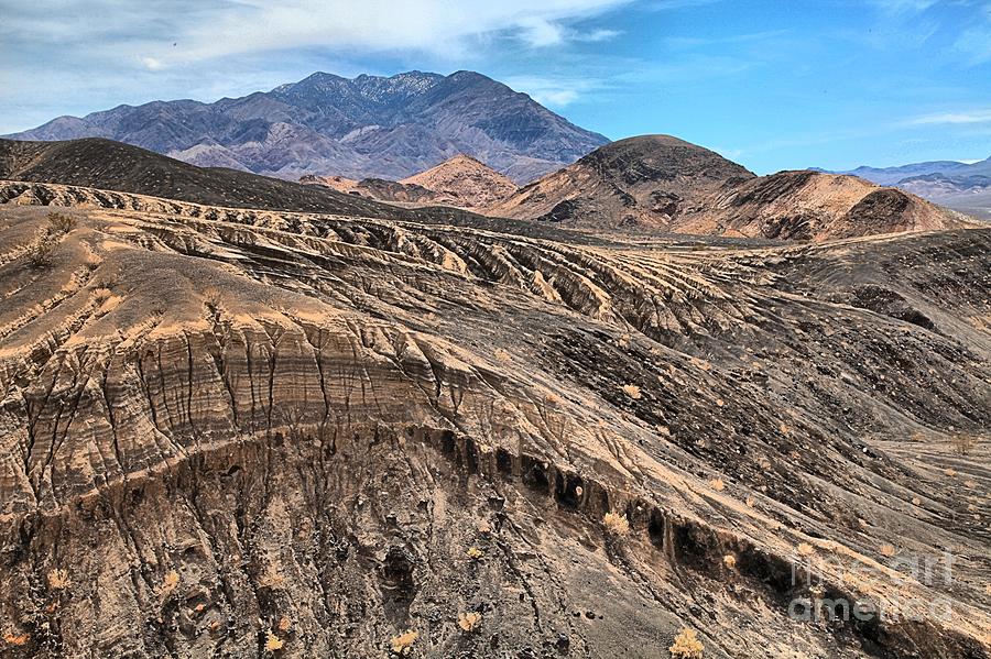 Dramatic Death Valley Badlands Photograph by Adam Jewell