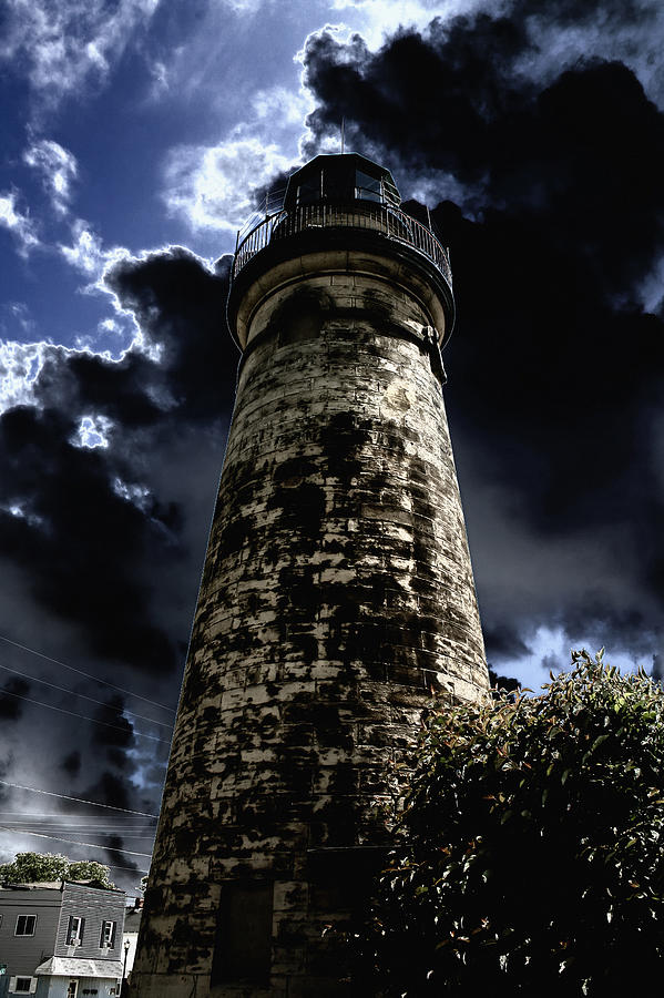 Dramatic Fairport Harbor Light Photograph by Richard Gregurich