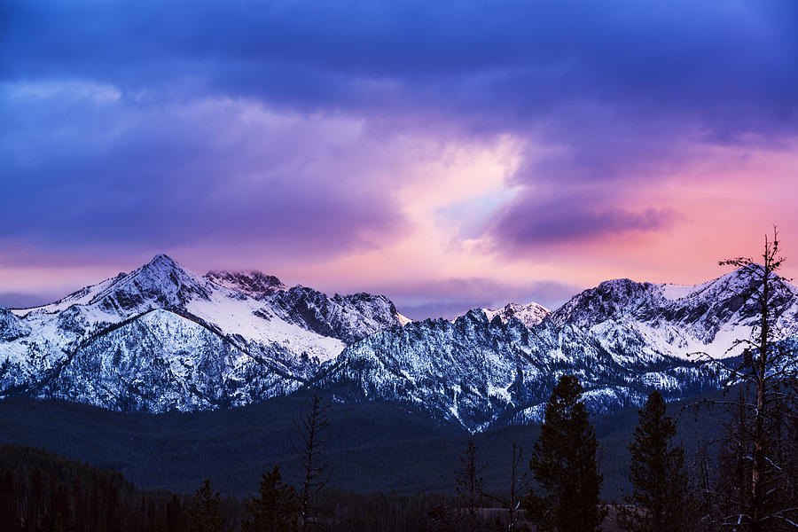 Dramatic Sawtooth Sunset Photograph by Vishwanath Bhat - Fine Art America